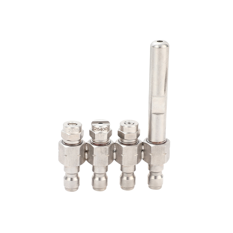Kit de boquilla de lavado suave y soporte de tapón QD de 1/4