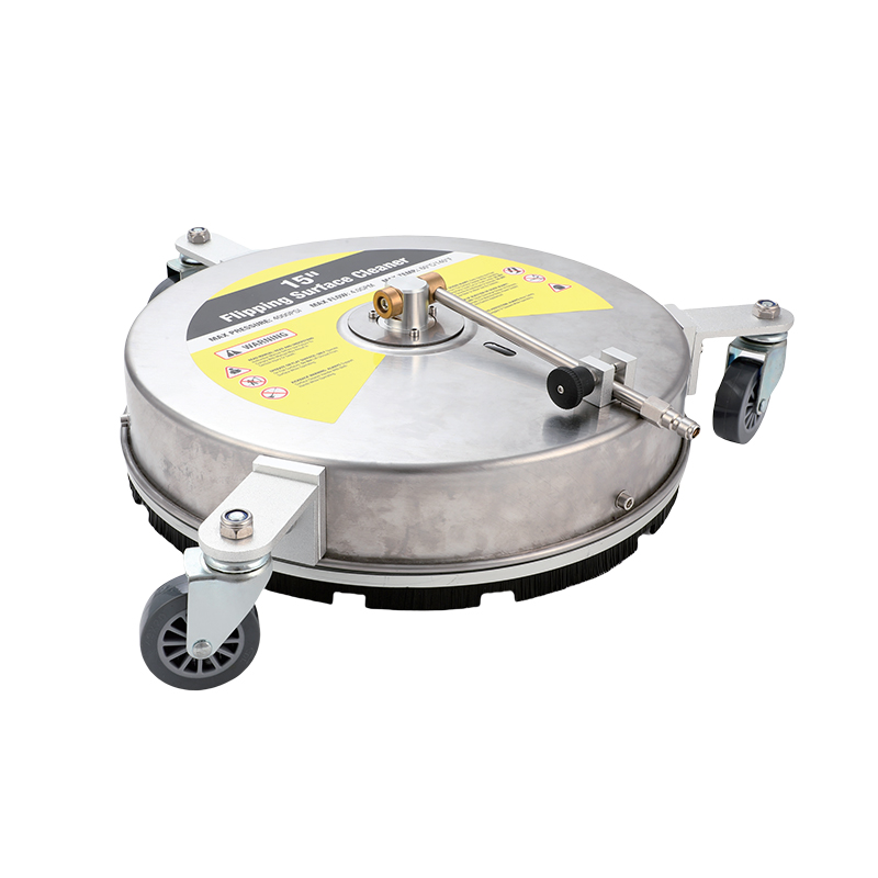Limpiador de superficies abatibles de acero inoxidable SF15 de 15 pulgadas