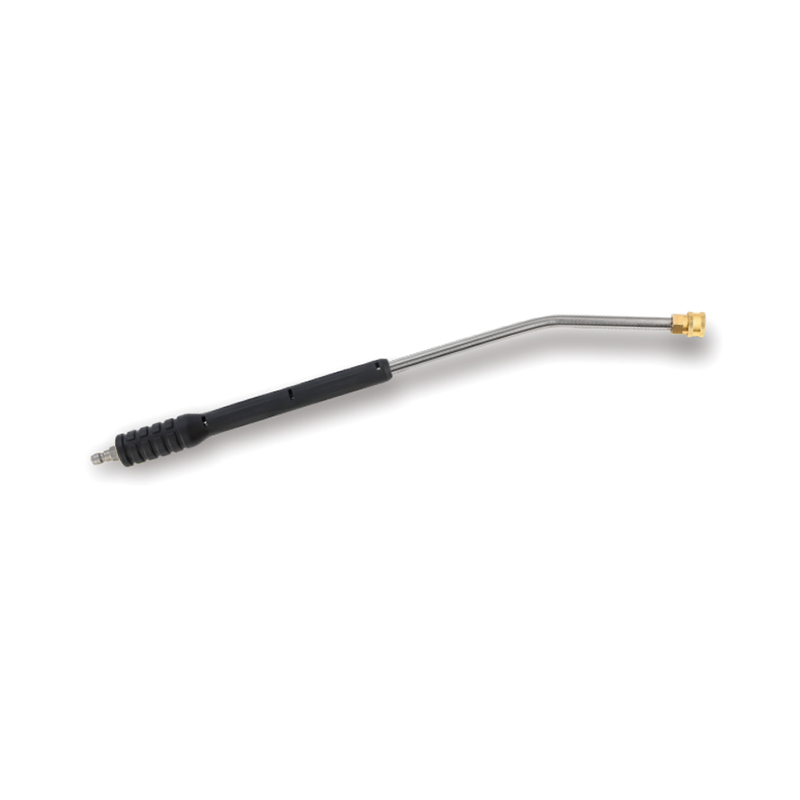 Conjunto de varilla curvada de acero inoxidable con agarre de tubo